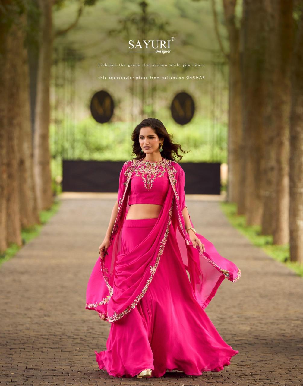 Sayuri gauhar suits manufacturer in surat